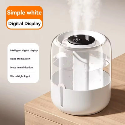 Xiaomi MIJIA 6.8L Large Capacity Humidifier USB Dual Mist For Home Dormitory Office Bedroom Desktop Night Light